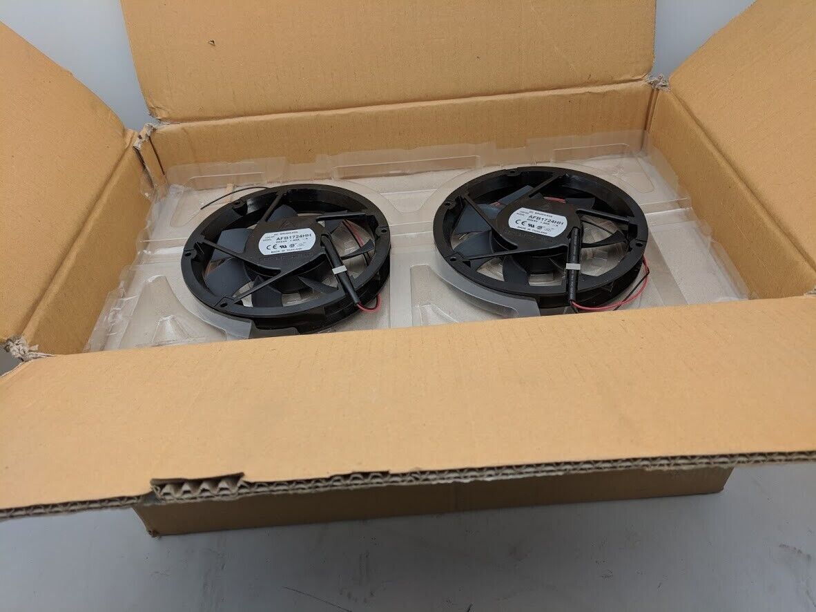 11x Delta Electronics AFB1724HH Thermal Fans 172mmD x 25.4mmW, 24VDC - NEW