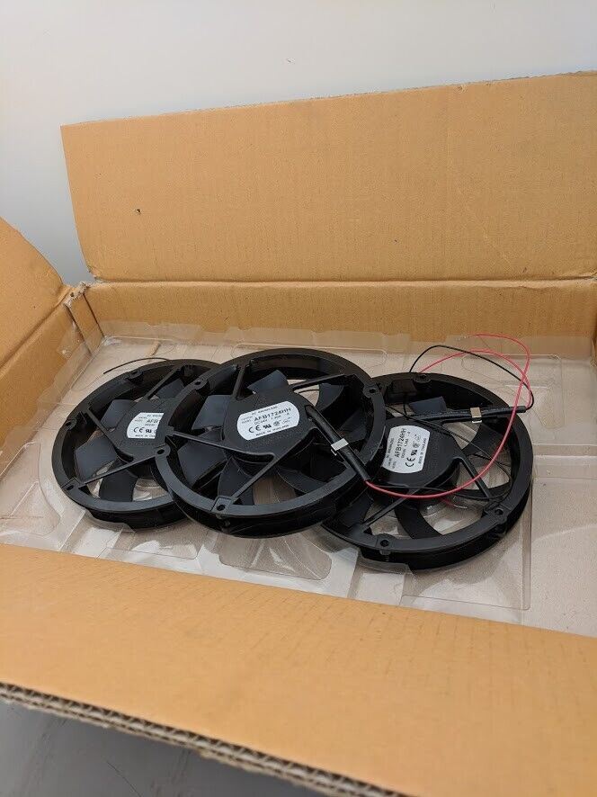 11x Delta Electronics AFB1724HH Thermal Fans 172mmD x 25.4mmW, 24VDC - NEW