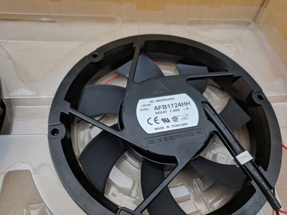 11x Delta Electronics AFB1724HH Thermal Fans 172mmD x 25.4mmW, 24VDC - NEW