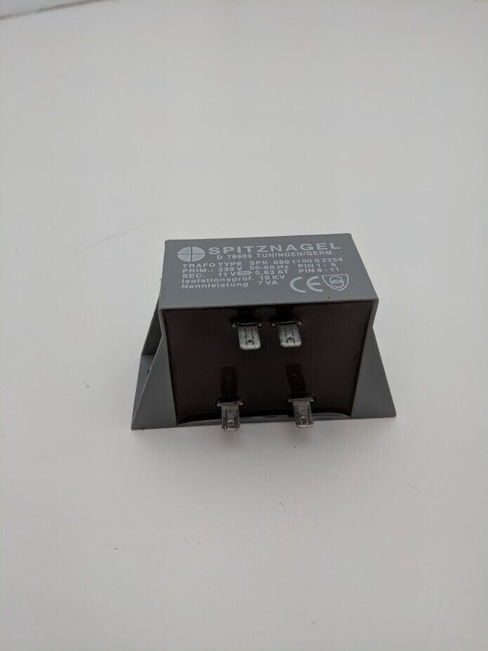 18x Spitznagel TRAFO SPK 080 1100 0 2254 230V to 11V 7VA Transformers