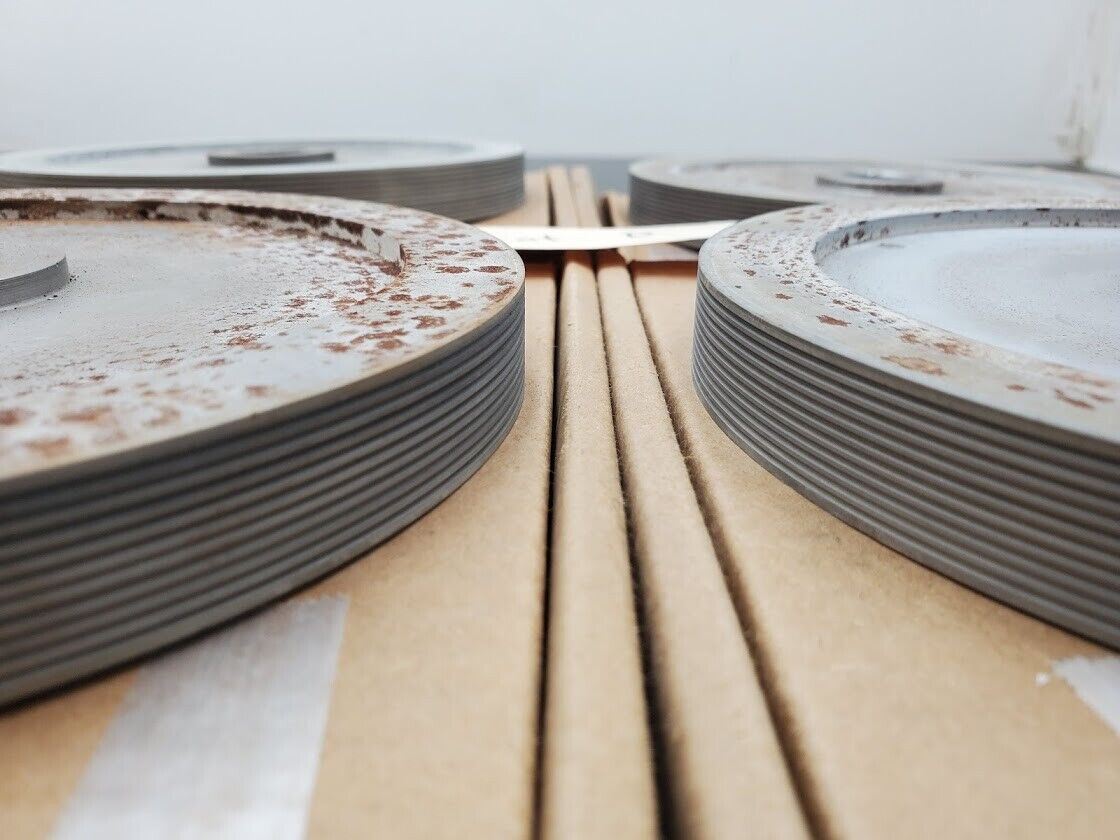 4x Turner Grooved 8" Diamond Plated Grinding Wheel Sapphire 800 Grit (D)