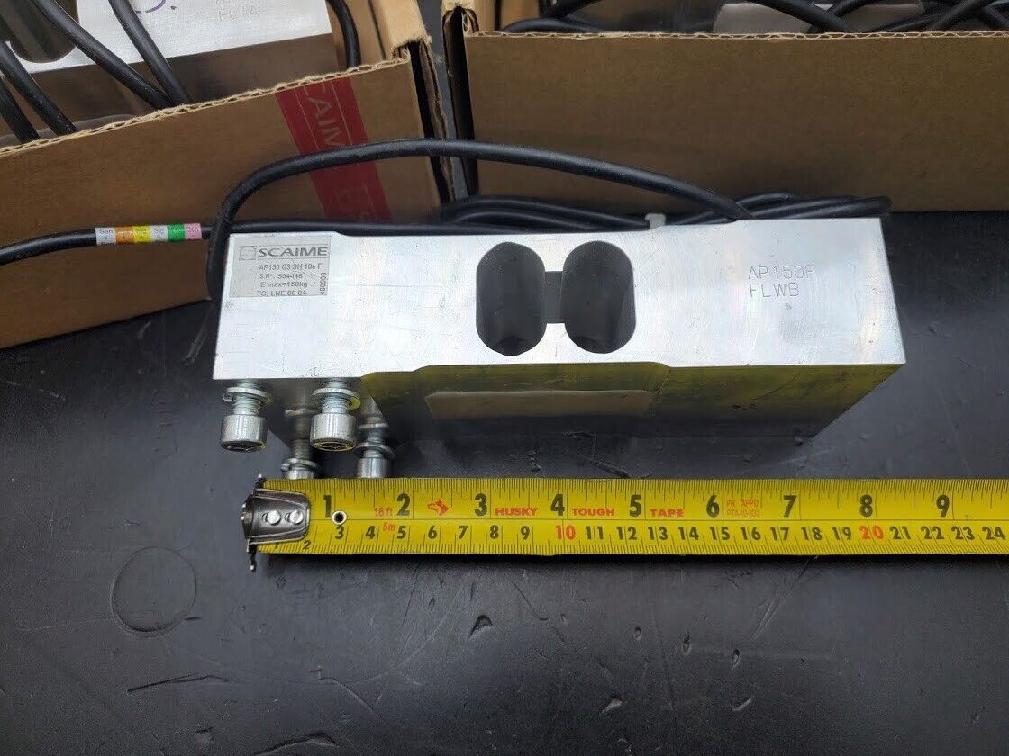 3x Scaime 150kg Aluminum Low Profile Load Cell AP150 C3 SH 10e F