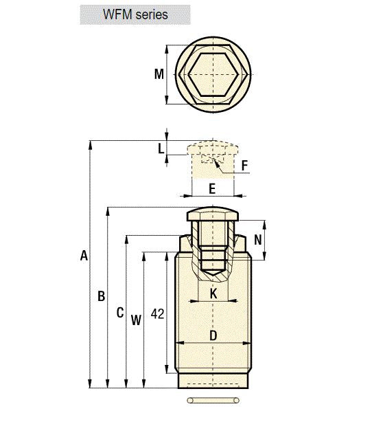 4x Enerpac WFM72 7 kN 9.9mm Stroke Work Support Manifold Mount Hydraulic 5000PSI