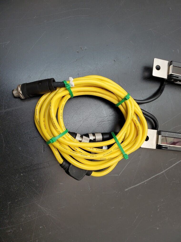 2x Banner SLPE14-690NP8 690mm Safety Light Curtain 69 Beam Emitter Receiver 7m