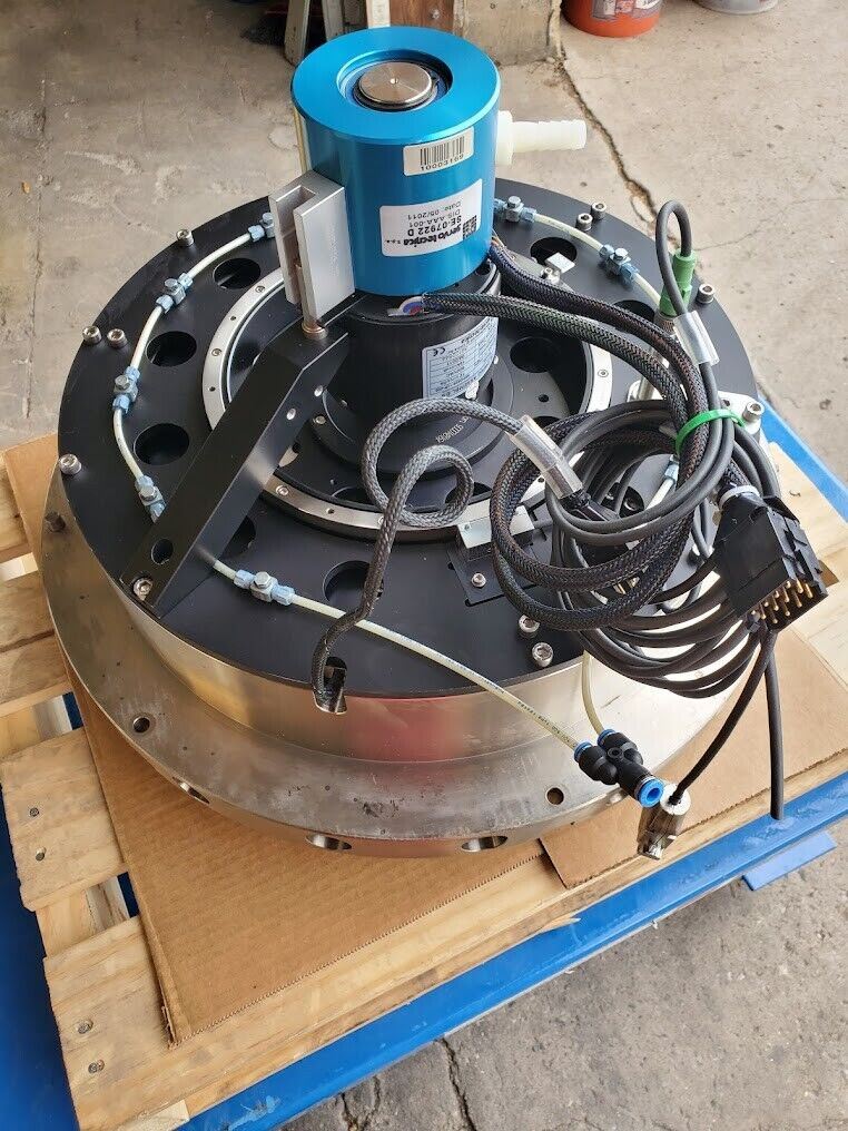 10" Servo Tecnica Rotary Feed Through Slipring THK Bearing Renishaw Encoder