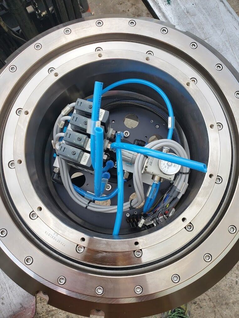 10" Servo Tecnica Rotary Feed Through Slipring THK Bearing Renishaw Encoder