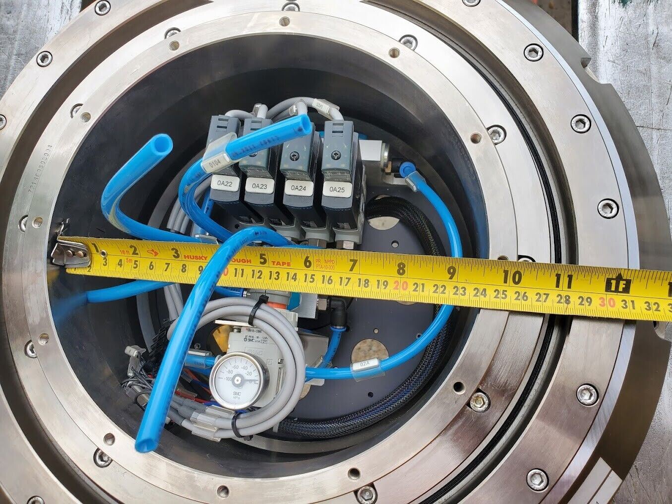 10" Servo Tecnica Rotary Feed Through Slipring THK Bearing Renishaw Encoder