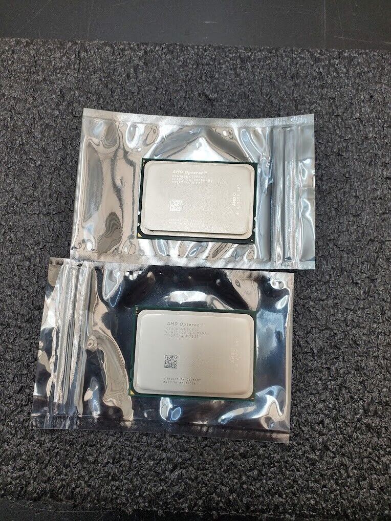 2x AMD OPTERON OS6168 12 Cores 1.90GHz Socket G34 OS6168WKTCEGO CPU Lot of 2