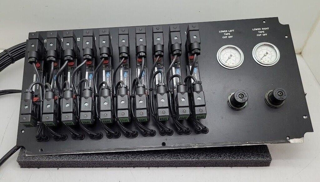 10x Kay Valve KVE 113 45 Pneumatic Valve Block Regulators Gauges 24VDC Control