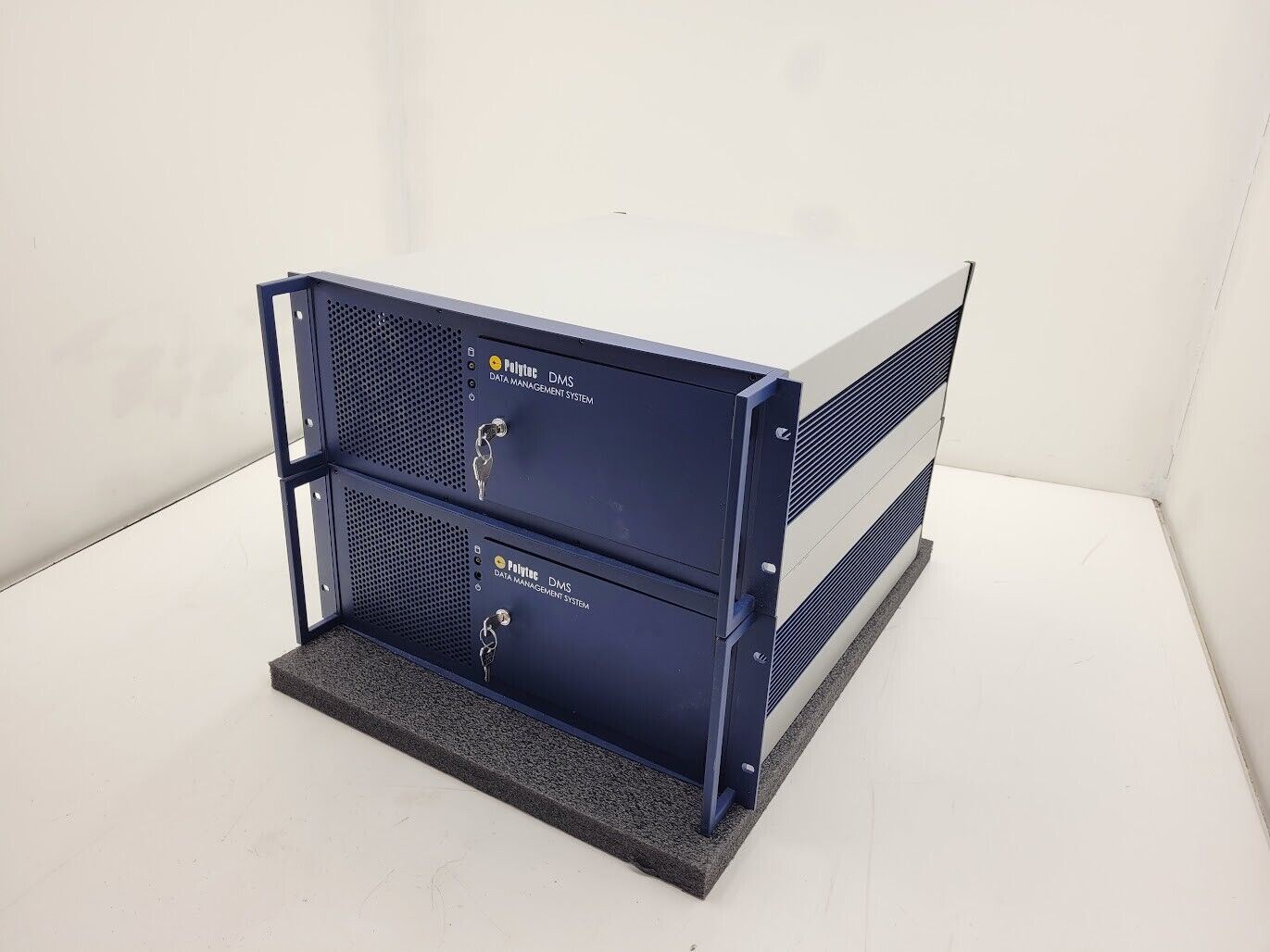 2x Polytec DMS Data Management System PC only No HDD No software Power On Tested