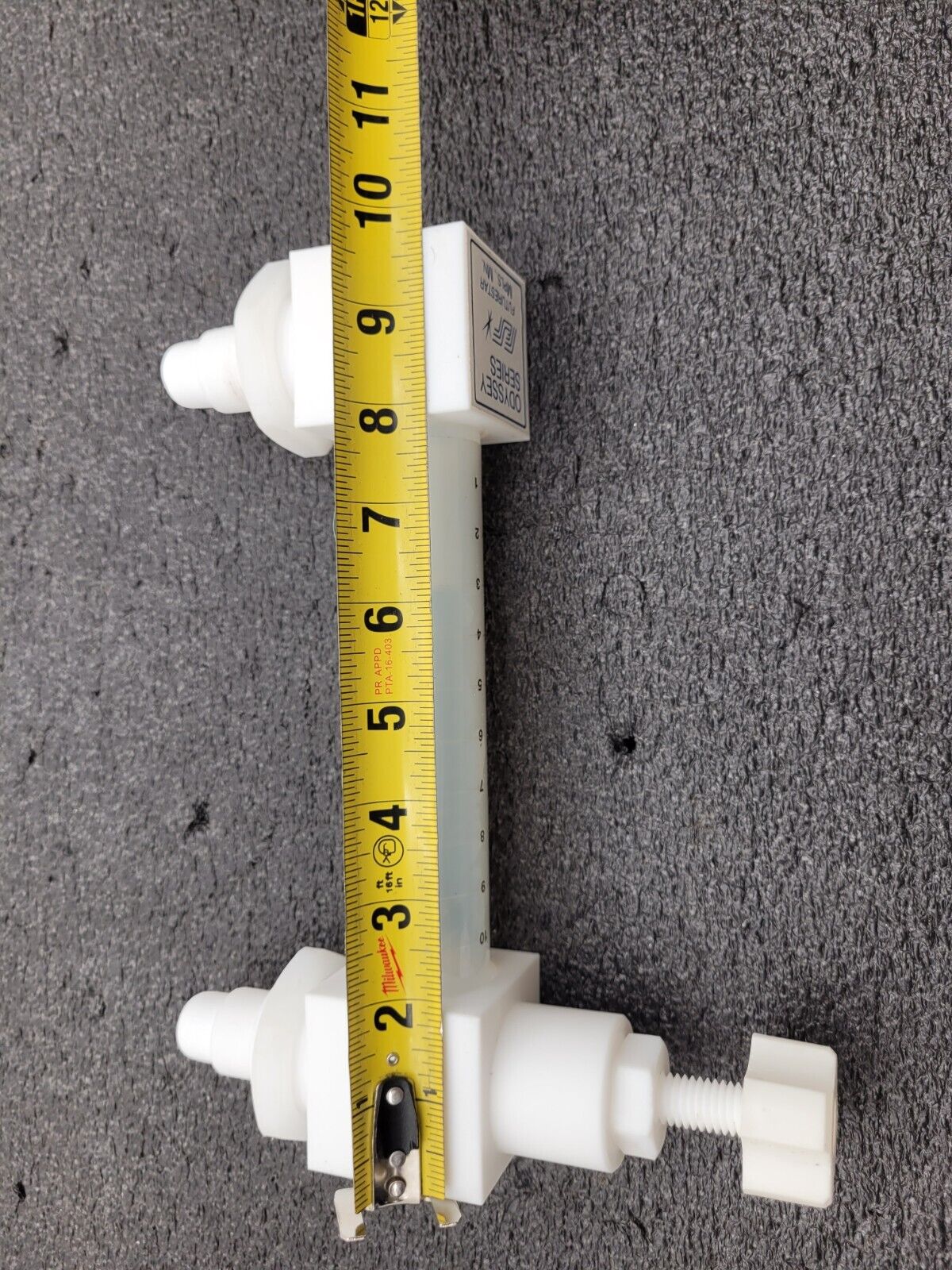 3x FutureStar 218-005, 220-010 Odyssey Series High Purity Fluid Flow Meter 1/4"
