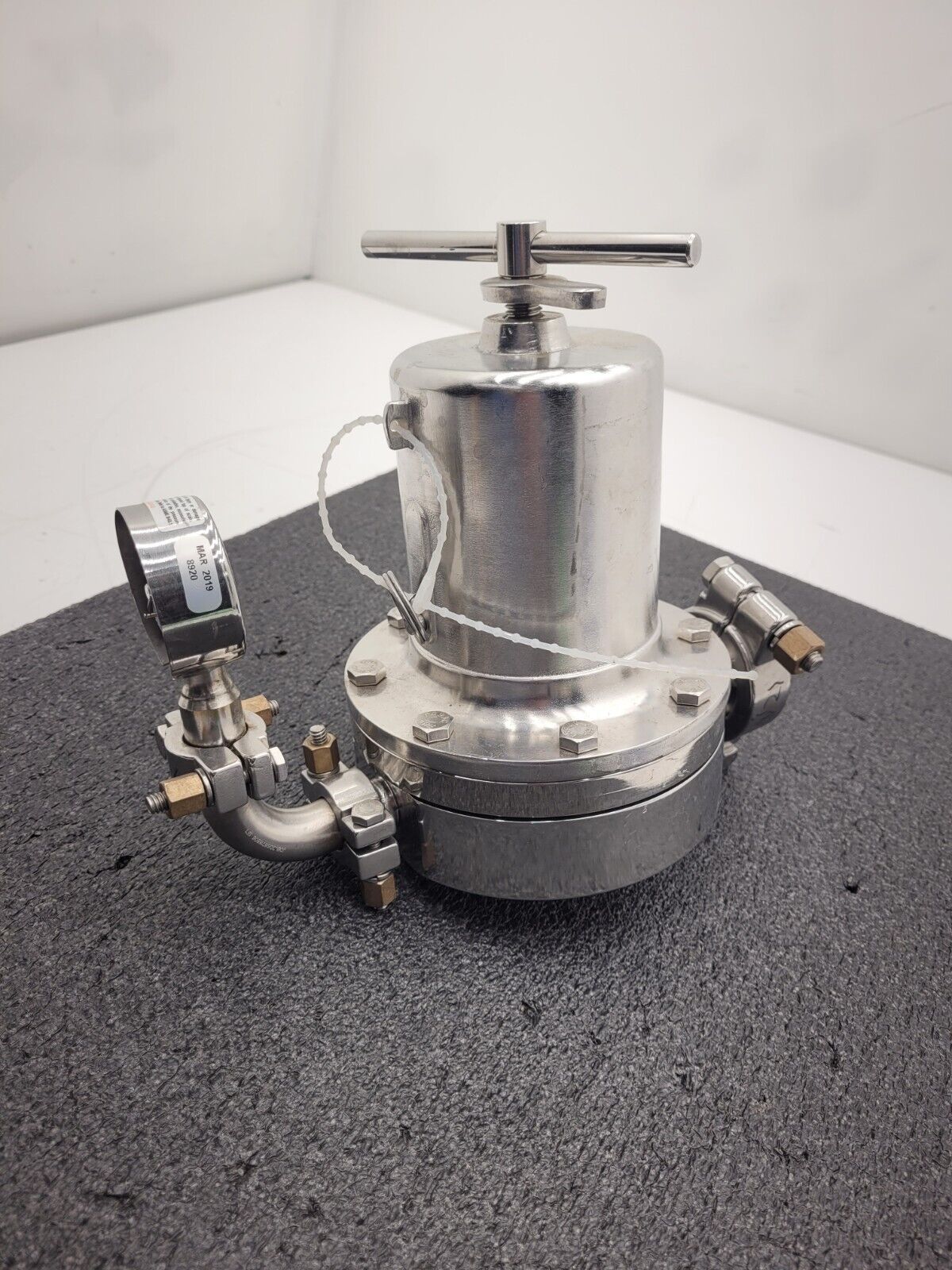 1"-2" Sanitary Fitting 316L Stainless 100PSI Liquid Pressure Regulator 31372-147