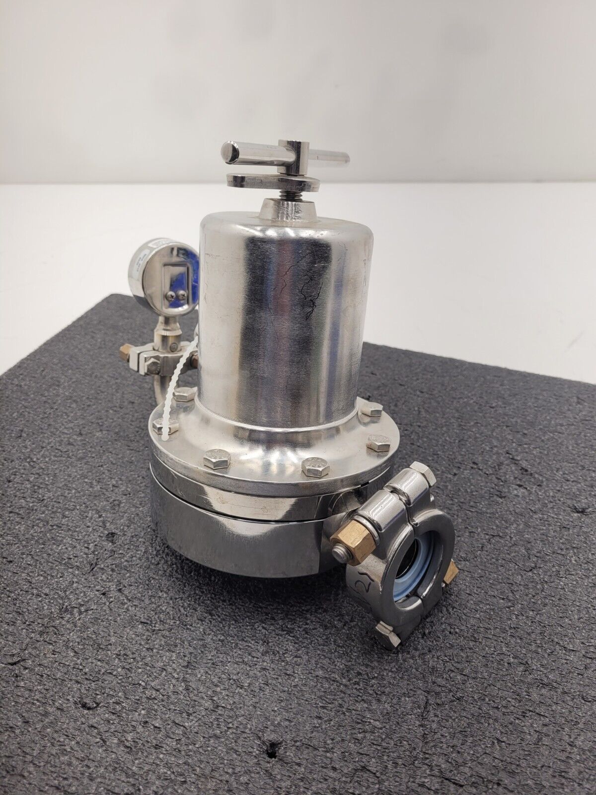 1"-2" Sanitary Fitting 316L Stainless 100PSI Liquid Pressure Regulator 31372-147