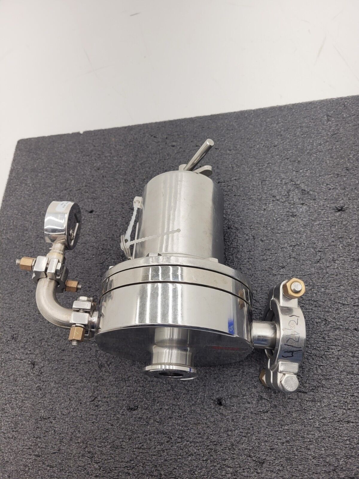 1"-2" Sanitary Fitting 316L Stainless 100PSI Liquid Pressure Regulator 31372-147
