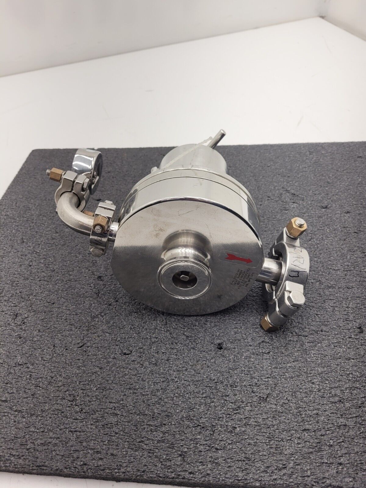 1"-2" Sanitary Fitting 316L Stainless 100PSI Liquid Pressure Regulator 31372-147