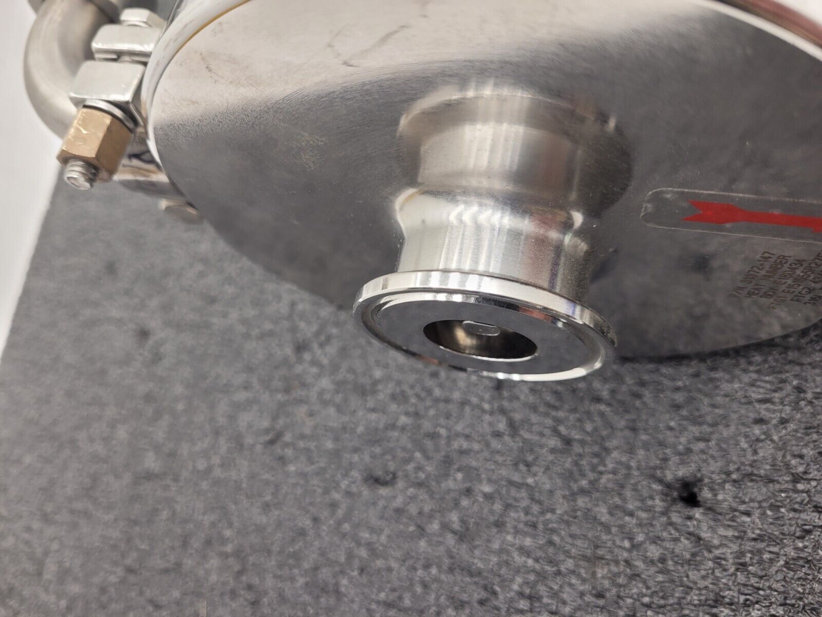 1"-2" Sanitary Fitting 316L Stainless 100PSI Liquid Pressure Regulator 31372-147