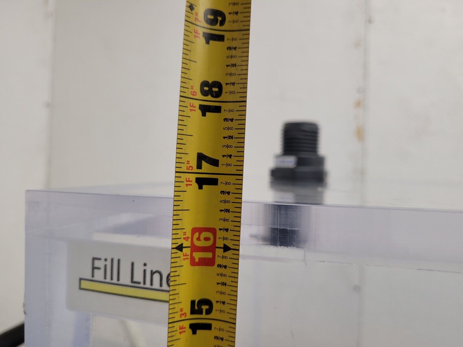 1" Thick Acrylic Plexiglass Water Immersion Pressure Chamber 25x16x16 No Lid