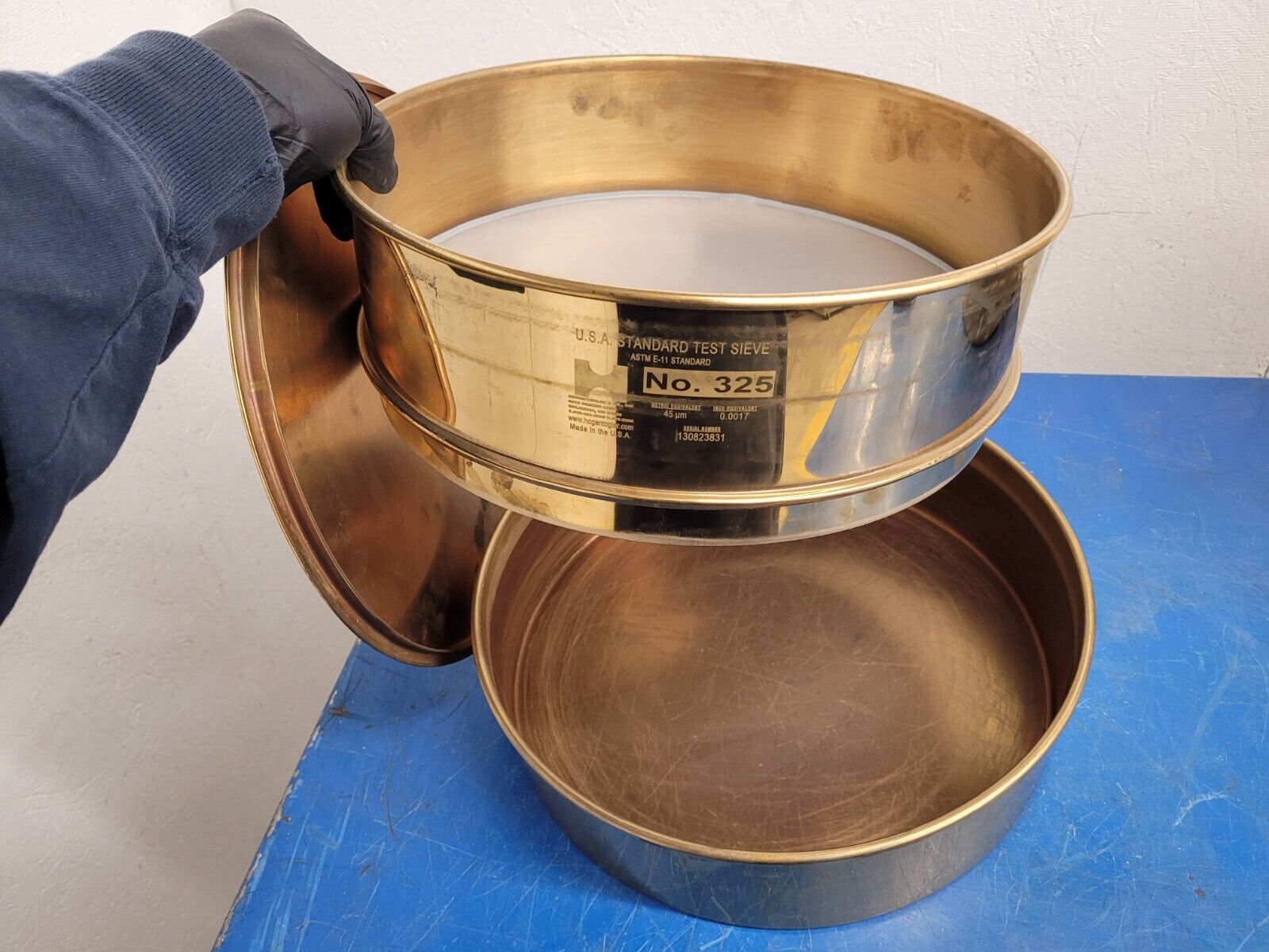 12" Lot of 5x Humbolt Hogentogler 230, 635, 325, 2x 500 Standard Test Sieve