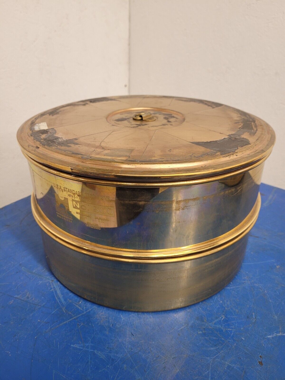 12" Lot of 5x Humbolt Hogentogler 230, 635, 325, 2x 500 Standard Test Sieve