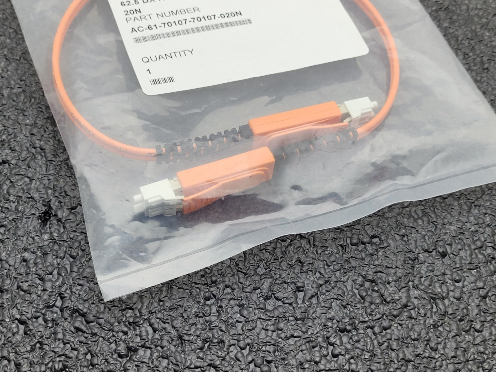 10x TIMBERCON AC-61-70107-70107-020N 62.5 DX RS LCARMPC/20N Fiber Optic Cables