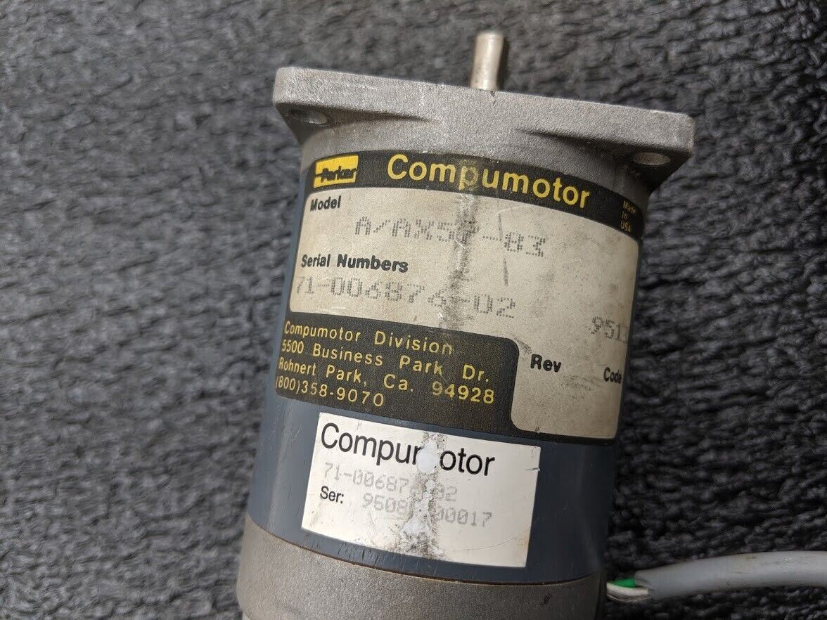 2x Parker Compumotor Motor Stepper Motor A/AX57-83 C153/421-1000-120CBV Encoder