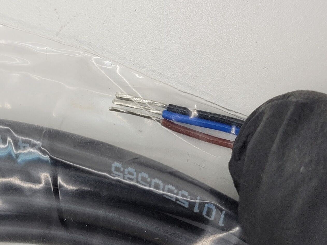 2x Turck Pico Fast PSG 3M-2/S760/S1055 M8 Male 3 Pin Pigtail Breakout Cordset