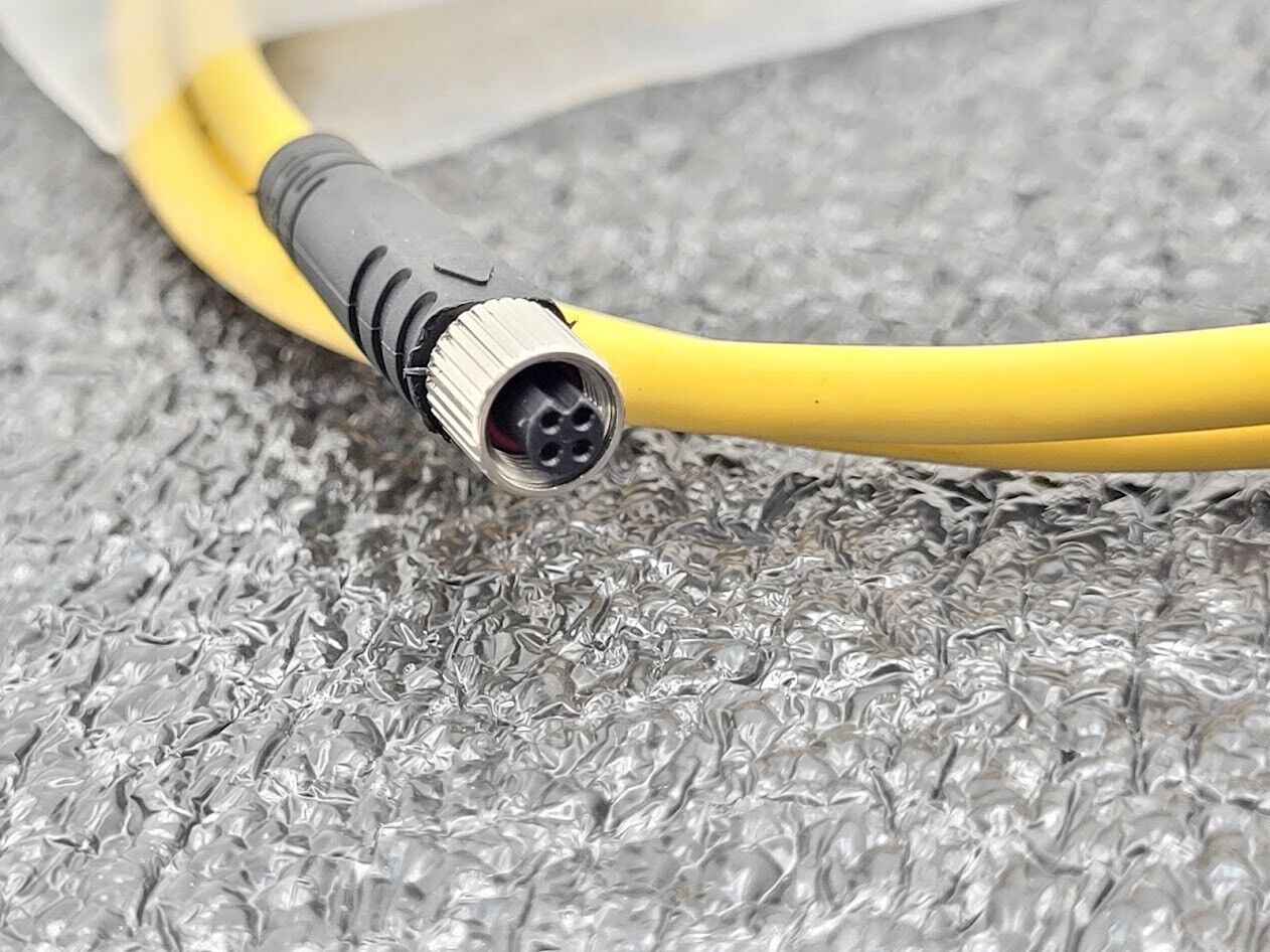 2x Turck PentaFast VKG 3M-1-VSG 3M/S90 Extension Cordset M5 Female to M5 Male