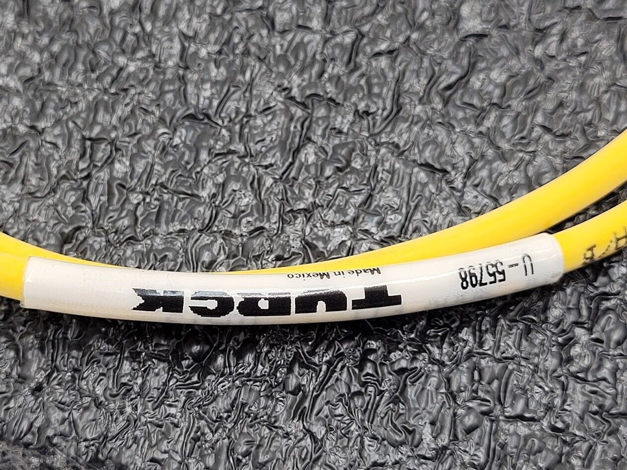 2x Turck PentaFast VKG 3M-1-VSG 3M/S90 Extension Cordset M5 Female to M5 Male