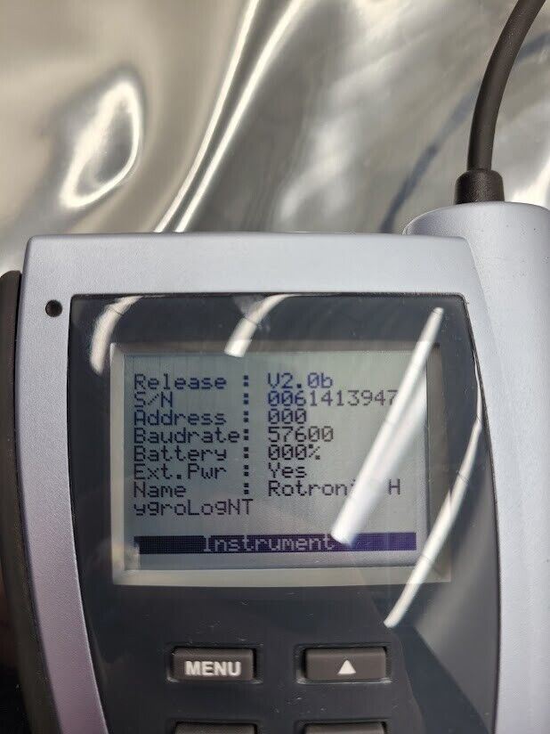 Rotronic HygroLog HL-NT2-D Temp/Humidity Data Logger w/docking station + Spare