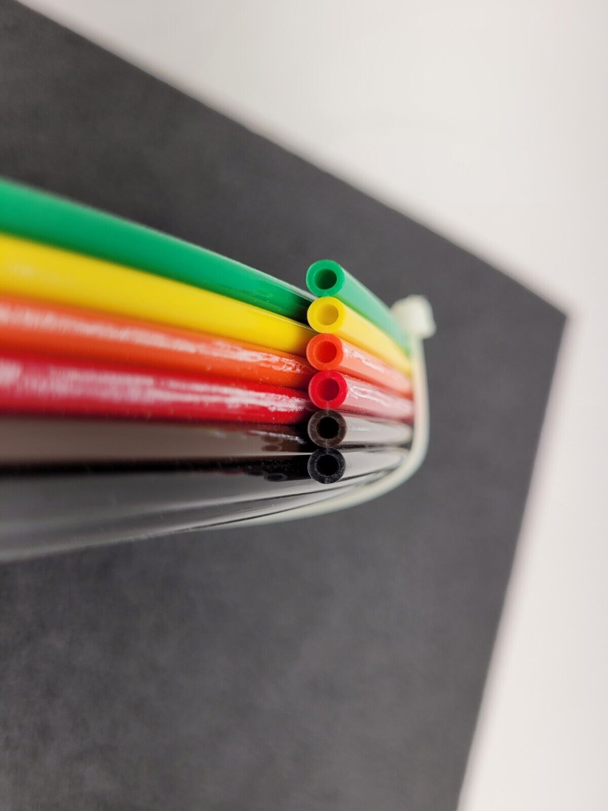 5WMP 95A Polyurethane Multi-Colored Ribbon Tubing (MCR) 5/32 x 3/32 6x Tubes