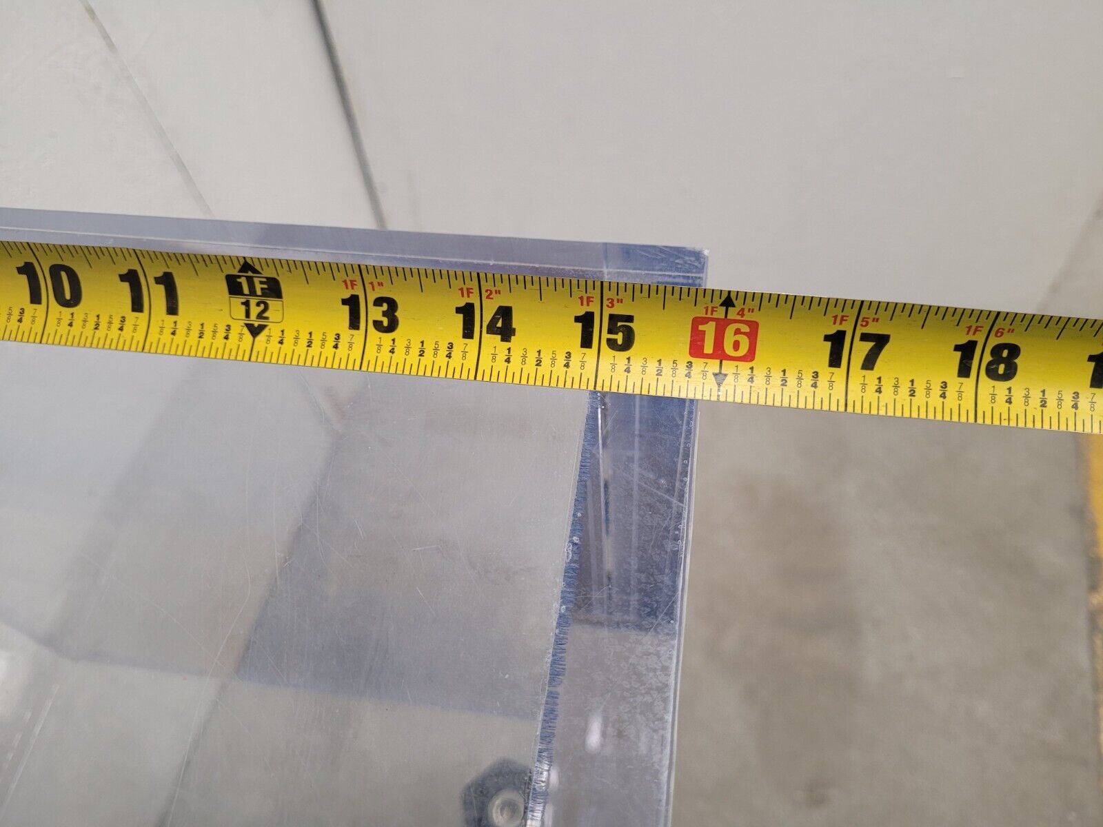1" Thick Acrylic Plexiglass Water Immersion Pressure Chamber Tank 5PSI 25x16x16