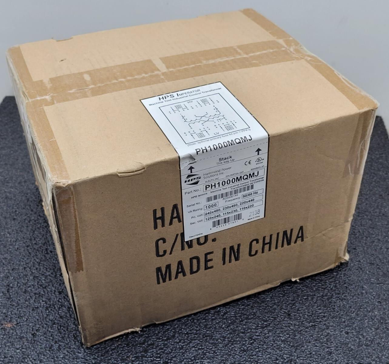 (NEW) HPS Transformer  PH1000MQMJ 1000VA 50/60HZ