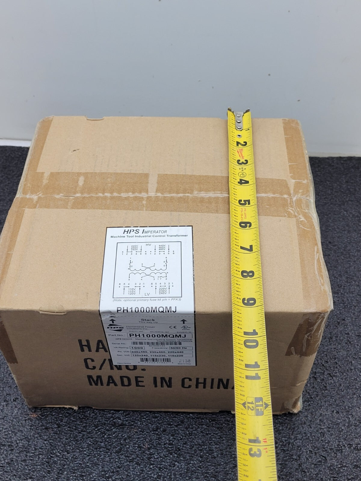 (NEW) HPS Transformer  PH1000MQMJ 1000VA 50/60HZ