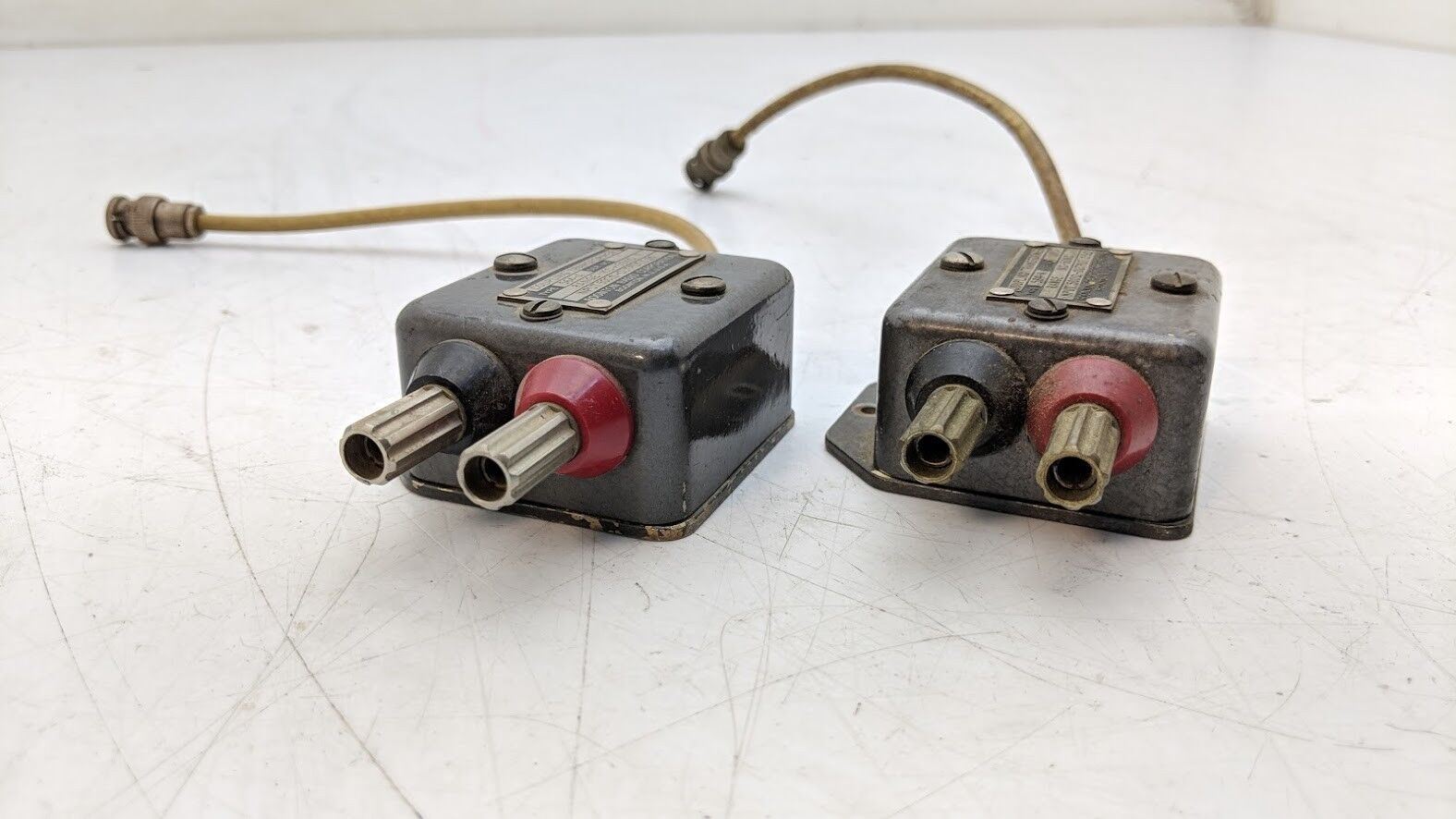 2x Boonton Radio Corporation Coupling Transformer 564-A BNC Inductor Calibration