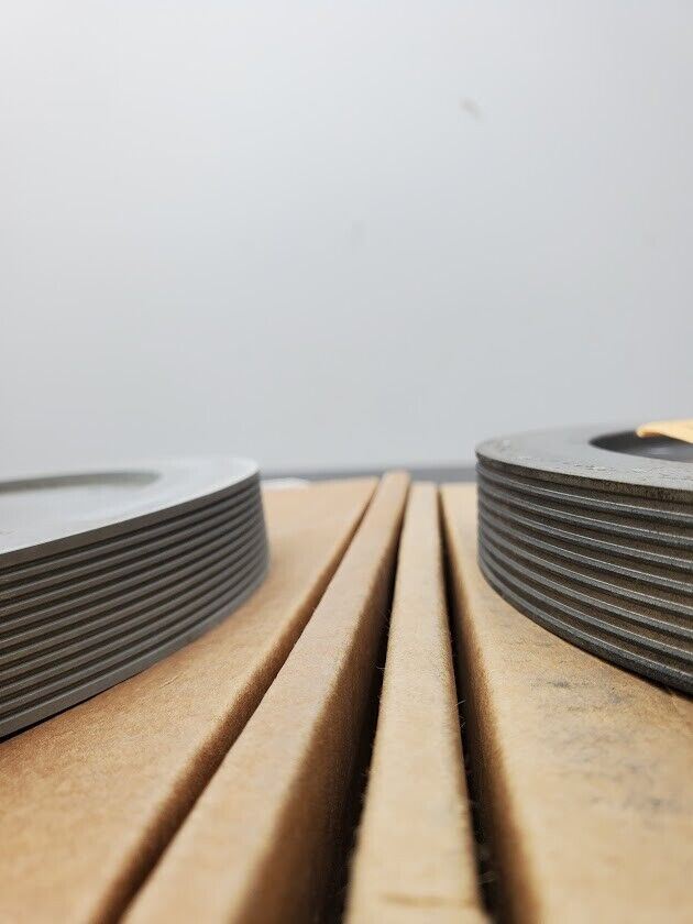 4x Turner Grooved 8" Diamond Plated Grinding Wheel Sapphire 800 Grit (E)