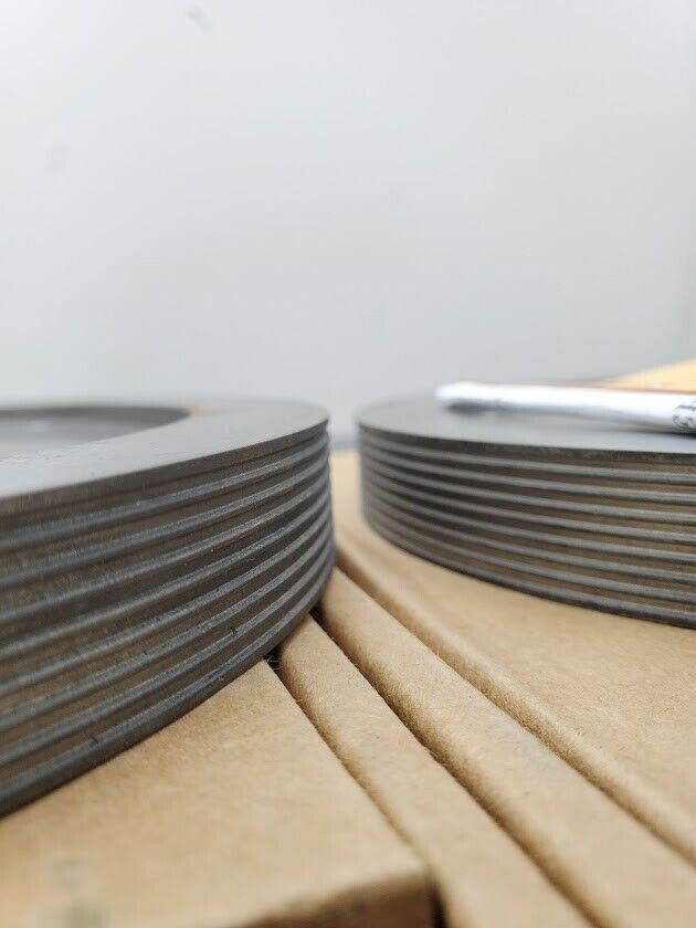 4x Turner Grooved 8" Diamond Plated Grinding Wheel Sapphire 800 Grit (G)