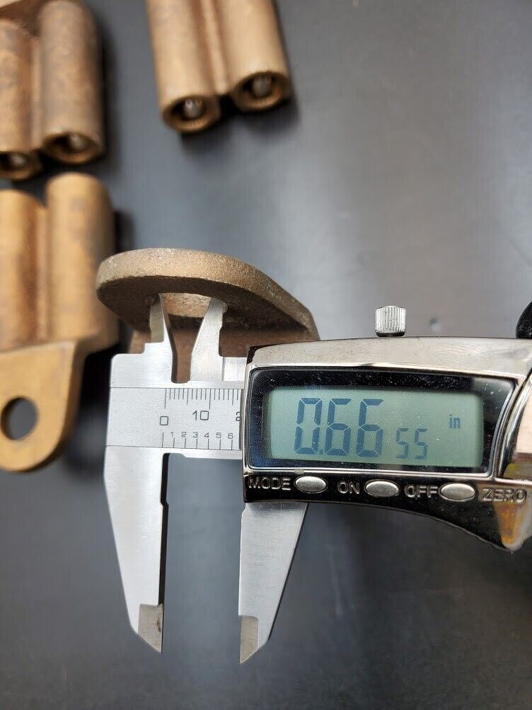 4x Tweco Twecolugs 240-HD-180 Welding Lead Copper 3/0 4/0 AWG Terminal Cable Lug