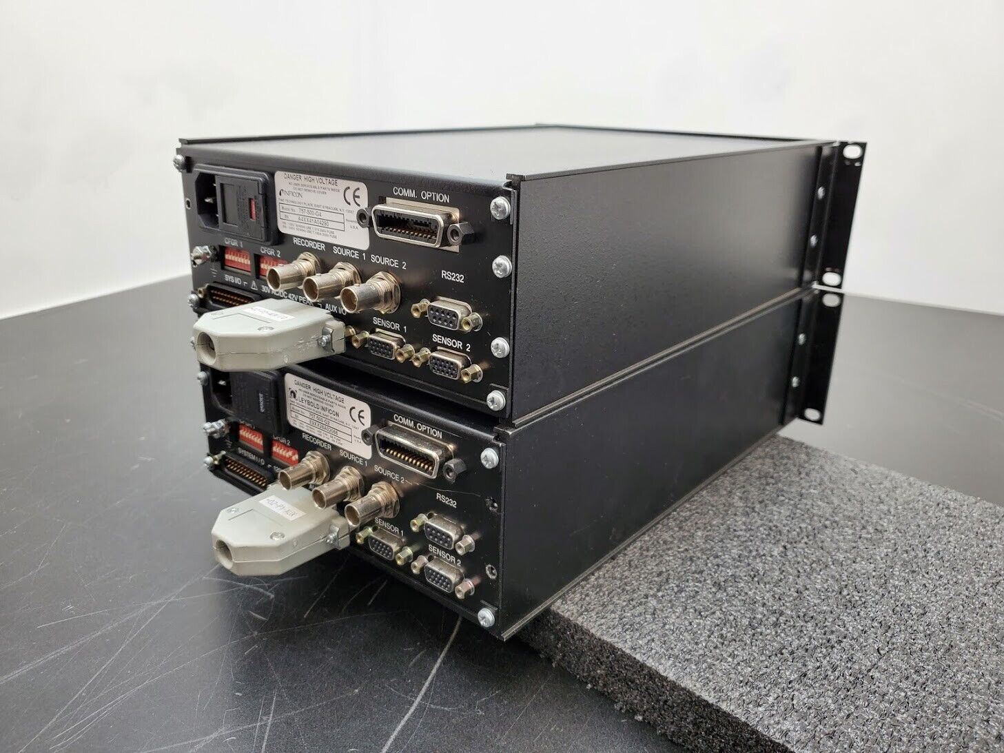 2x INFICON XTC2 Deposition Controller Monitor 757-500-G2 757-500-G4 Parts/Repair