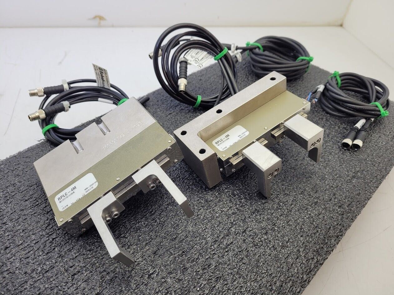 2x Destaco Robohand RPLC-4M Low Profile Cleanroom Parallel Gripper 1" Stroke