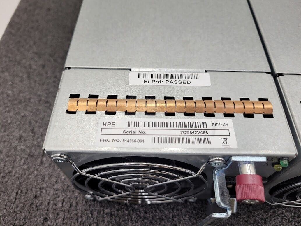 2x HP 814665-001 595W MSA 20x0 Power Supply PSU 7001540-J000 81-00000104-00-01