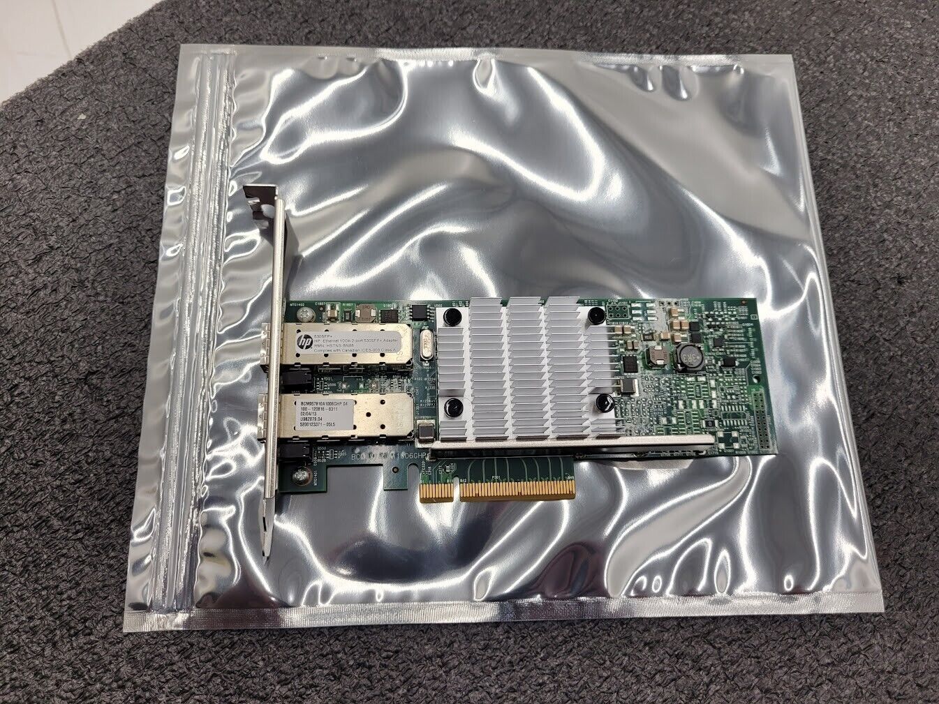 530SFP+ HP Dual Port 10GB SFP+ Ethernet Adapter Card PCIe 656244-001 652503-B21