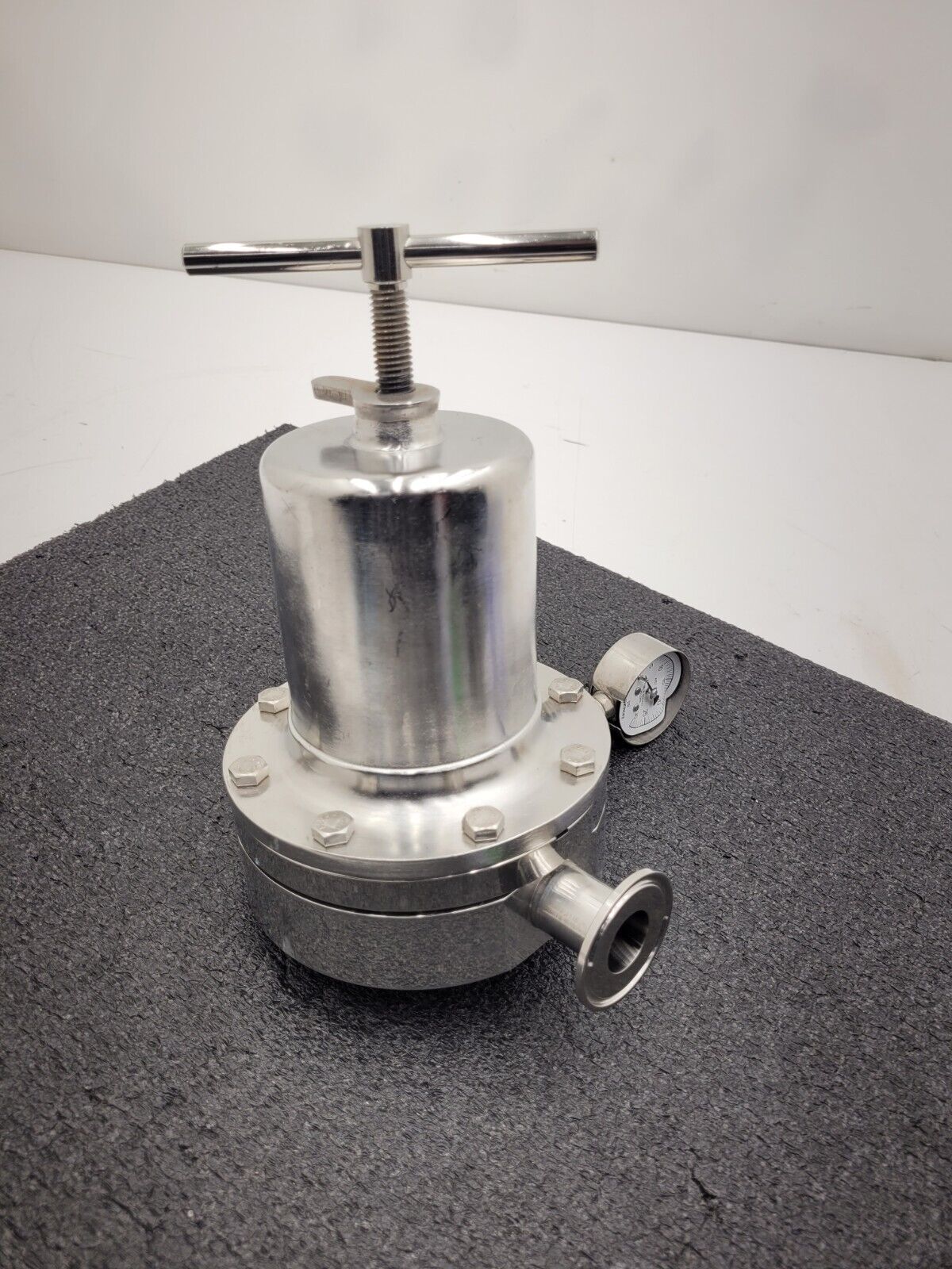 2" Sanitary Fitting 316L Stainless 100PSI Liquid Pressure Regulator 17806-147