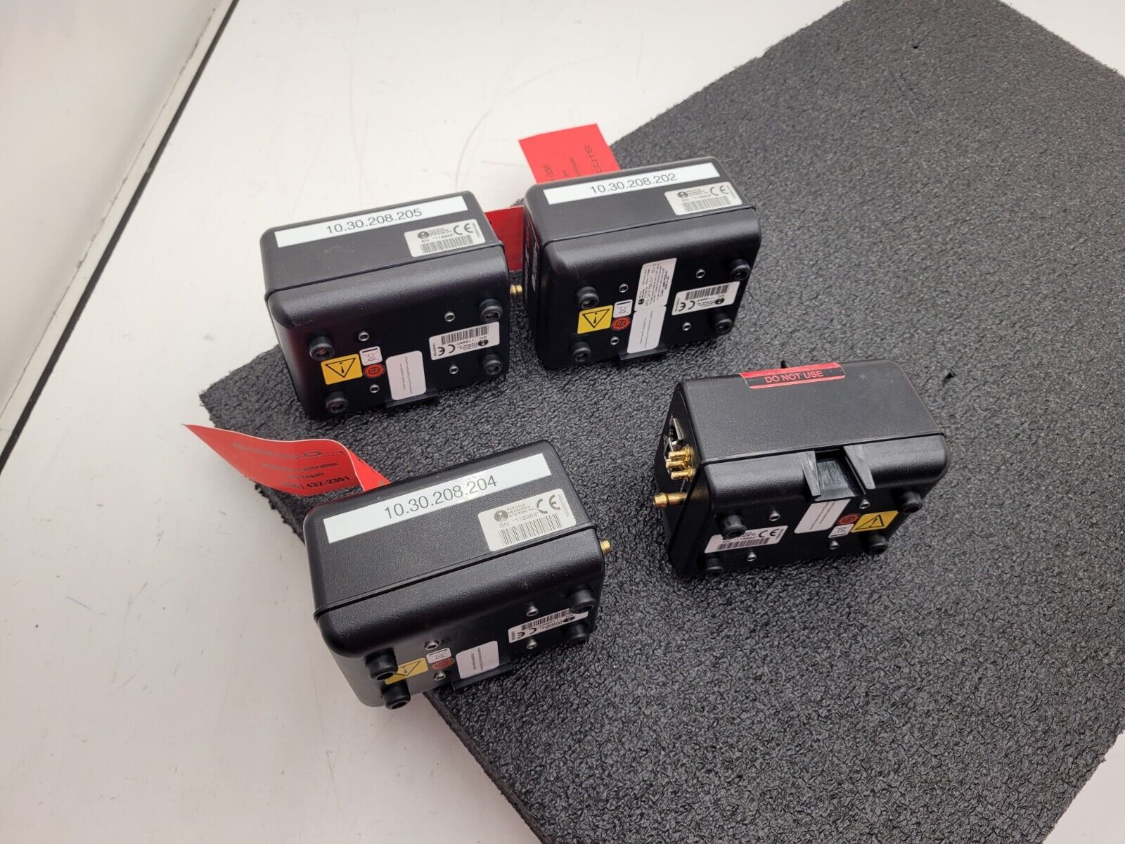 4x Particle Measuring Systems Airnet II 201-4 Network Laser Counter Parts/Repair