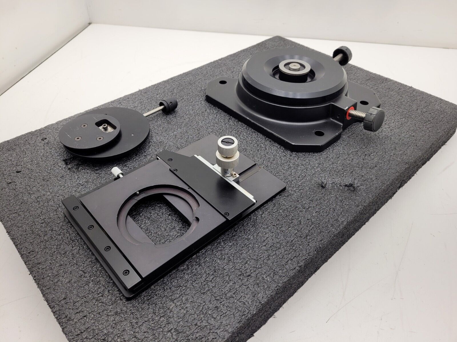 4 axis X-Y Translation Mechanical Stereoview Microscope Stage with base