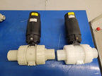 Lot of 4x Gemu Typ 710, 690 Diaphram, Butterfly Valve Air Open Spring Close