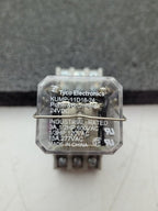 Tyco Potter & Brumfield KUMP-11D18-24 1/3HP 120VAC 15A 277VAC Relay + Base 24VDC