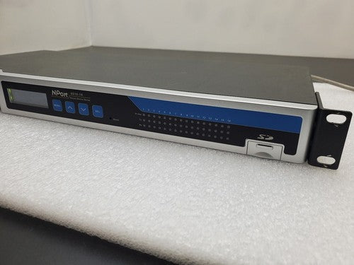 MOXA NPort 6610-16 16 Ports 8-pin RJ45 RS-232 Secure Device Server 100V~240Vac
