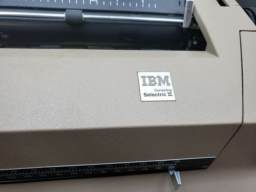 IBM Selectric II Electric Typewriter Grey/ Tan Tested Condition Pick up only