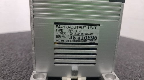 IDEC FA-1 PFA-1T081 8-Point DC Output Module Industrial Automation Unit Lot of 3
