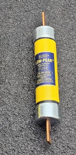 Lot of 7 Bussmann Low Peak LPS-RK- 90 ,LPS-RK-100 Fuses.